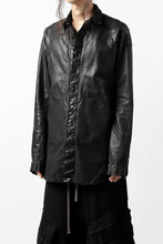 Load image into Gallery viewer, ISAMU KATAYAMA BACKLASH RELAXY LEATHER SHIRT-JACKET / ITALY SHOULDER 0.6mm