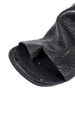 画像をギャラリービューアに読み込む, prtl x 4R4s exclusive Steer Leather Thong Sandal (BLACK)