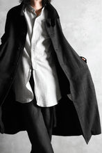 Load image into Gallery viewer, KLASICA DARK CHECK FR-US'40 COAT / WASH OUT MIX WEAVE (DARK CHECK)