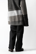 画像をギャラリービューアに読み込む, KLASICA GRIOTTE 2 TUCKED WIDE TROUSERS / CHINO CLOTH (BLACK)
