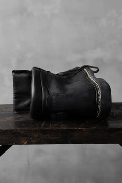 画像をギャラリービューアに読み込む, A DICIANNOVEVENTITRE A1923 Norwegian Laced Boots SH2 / Cavallo Oilo (NERO)