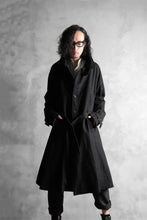 Load image into Gallery viewer, KLASICA DARK CHECK FR-US'40 COAT / WASH OUT MIX WEAVE (DARK CHECK)