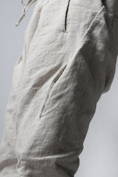 画像をギャラリービューアに読み込む, masnada PANTA BAGGY VAN 6POCKETS / CRUMPLED LINEN COTTON (CHALK)
