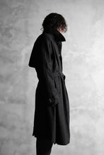 Load image into Gallery viewer, KLASICA DARK CHECK FR-US'40 COAT / WASH OUT MIX WEAVE (DARK CHECK)