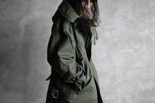 Load image into Gallery viewer, KLASICA WATER FALL MODS COAT / Ventile® UK L24 (OLIVE)