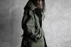 Load image into Gallery viewer, KLASICA WATER FALL MODS COAT / Ventile® UK L24 (OLIVE)