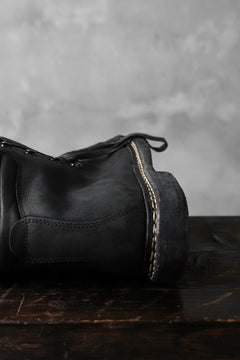 画像をギャラリービューアに読み込む, A DICIANNOVEVENTITRE A1923 Norwegian Laced Boots SH2 / Cavallo Oilo (NERO)