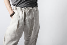 画像をギャラリービューアに読み込む, masnada PANTA BAGGY VAN 6POCKETS / CRUMPLED LINEN COTTON (CHALK)