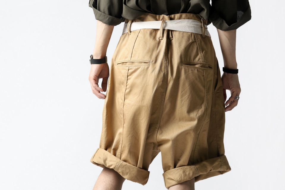 画像をギャラリービューアに読み込む, KLASICA GERALD-cc LOW CROTCH SHORTS / DRY CHINO CLOTH (BEIGE)