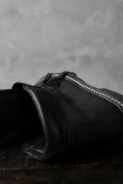 画像をギャラリービューアに読み込む, A DICIANNOVEVENTITRE A1923 Norwegian Laced Boots SH2 / Cavallo Oilo (NERO)