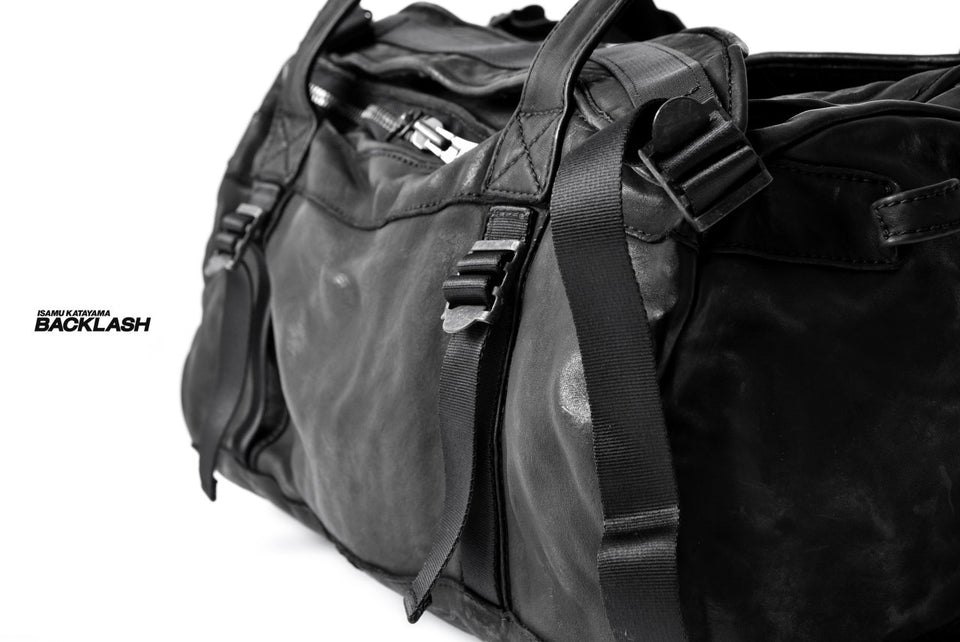 Load image into Gallery viewer, ISAMU KATAYAMA BACKLASH 3WAY FORMED BAG / Italy Shoulder+JP-Tanned Steer