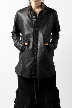 Load image into Gallery viewer, ISAMU KATAYAMA BACKLASH RELAXY LEATHER SHIRT-JACKET / ITALY SHOULDER 0.6mm