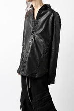 Load image into Gallery viewer, ISAMU KATAYAMA BACKLASH RELAXY LEATHER SHIRT-JACKET / ITALY SHOULDER 0.6mm