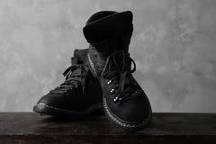 画像をギャラリービューアに読み込む, A DICIANNOVEVENTITRE A1923 Norwegian Laced Boots SH2 / Cavallo Oilo (NERO)
