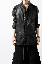 Load image into Gallery viewer, ISAMU KATAYAMA BACKLASH RELAXY LEATHER SHIRT-JACKET / ITALY SHOULDER 0.6mm