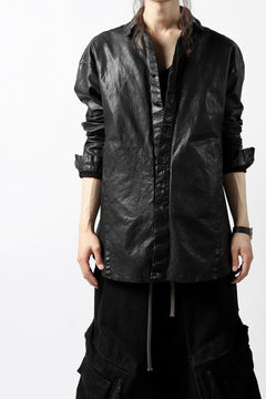 Load image into Gallery viewer, ISAMU KATAYAMA BACKLASH RELAXY LEATHER SHIRT-JACKET / ITALY SHOULDER 0.6mm