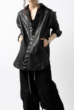 Load image into Gallery viewer, ISAMU KATAYAMA BACKLASH RELAXY LEATHER SHIRT-JACKET / ITALY SHOULDER 0.6mm