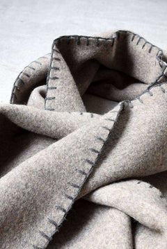 Load image into Gallery viewer, Syouichi Sasa×N/07 BLANKET#04 (BEIGE×GREY)