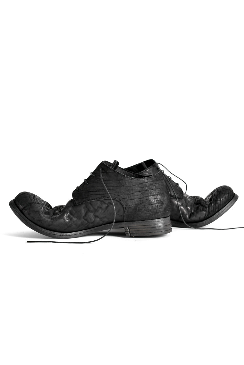 画像をギャラリービューアに読み込む, prtl x 4R4s exclusive Derby Shoes / CordovanSplit "No3-1M" (BLACK)