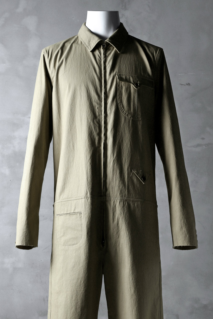 blackcrow all in one suits / cotton woven (BEIGE)