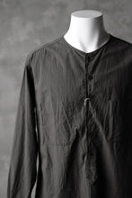 画像をギャラリービューアに読み込む, KLASICA SABRON HALF BUTTON PULLOVER SHIRT / TYPE-WRITER CLOTH (MOSS)