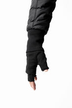 画像をギャラリービューアに読み込む, thomkrom LAYERED FINGER GLOVES / JERSEY OVERLOCKED (BLACK)
