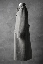 画像をギャラリービューアに読み込む, sus-sous foot guards great coat / W100 Harris melton raised washer (TOP GREY BEIGE)