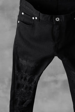 Load image into Gallery viewer, ISAMU KATAYAMA BACKLASH HIGH POWER STRETCH SKINNY PANTS (REPAIRED DEERSKIN)