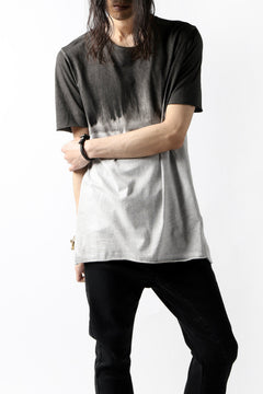 画像をギャラリービューアに読み込む, thomkrom GRADATION DYE T-SHIRT (BLACK T90)
