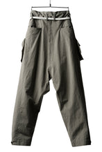 画像をギャラリービューアに読み込む, ISAMU KATAYAMA BACKLASH WIDE TAPERED PANTS / SALT SHRINKAGE TYPEWRITER CLOTH