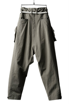 画像をギャラリービューアに読み込む, ISAMU KATAYAMA BACKLASH WIDE TAPERED PANTS / SALT SHRINKAGE TYPEWRITER CLOTH