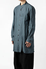 画像をギャラリービューアに読み込む, YUTA MATSUOKA semi long shirts / triple wash typewriter (light blue)
