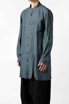 画像をギャラリービューアに読み込む, YUTA MATSUOKA semi long shirts / triple wash typewriter (light blue)