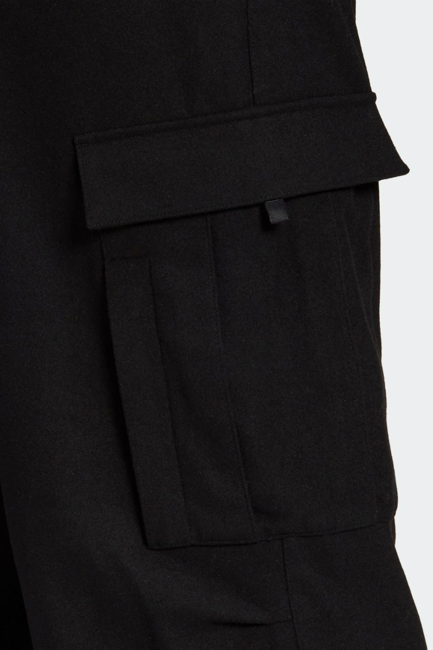 画像をギャラリービューアに読み込む, Y-3 Yohji Yamamoto CLASSIC CARGO PANTS / WOOL FLANNEL (BLACK)