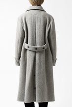 画像をギャラリービューアに読み込む, sus-sous foot guards great coat / W100 Harris melton raised washer (TOP GREY BEIGE)