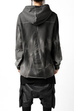 画像をギャラリービューアに読み込む, thomkrom DYEING SWITCH PULLOVER HOODIE (COLD DYE BLACK)