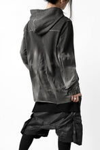 画像をギャラリービューアに読み込む, thomkrom DYEING SWITCH PULLOVER HOODIE (COLD DYE BLACK)