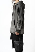 画像をギャラリービューアに読み込む, thomkrom DYEING SWITCH PULLOVER HOODIE (COLD DYE BLACK)