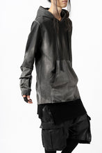 画像をギャラリービューアに読み込む, thomkrom DYEING SWITCH PULLOVER HOODIE (COLD DYE BLACK)