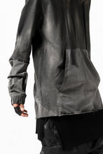 画像をギャラリービューアに読み込む, thomkrom DYEING SWITCH PULLOVER HOODIE (COLD DYE BLACK)