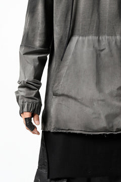 画像をギャラリービューアに読み込む, thomkrom DYEING SWITCH PULLOVER HOODIE (COLD DYE BLACK)