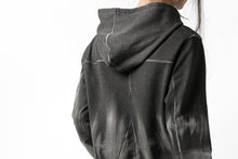 画像をギャラリービューアに読み込む, thomkrom DYEING SWITCH PULLOVER HOODIE (COLD DYE BLACK)