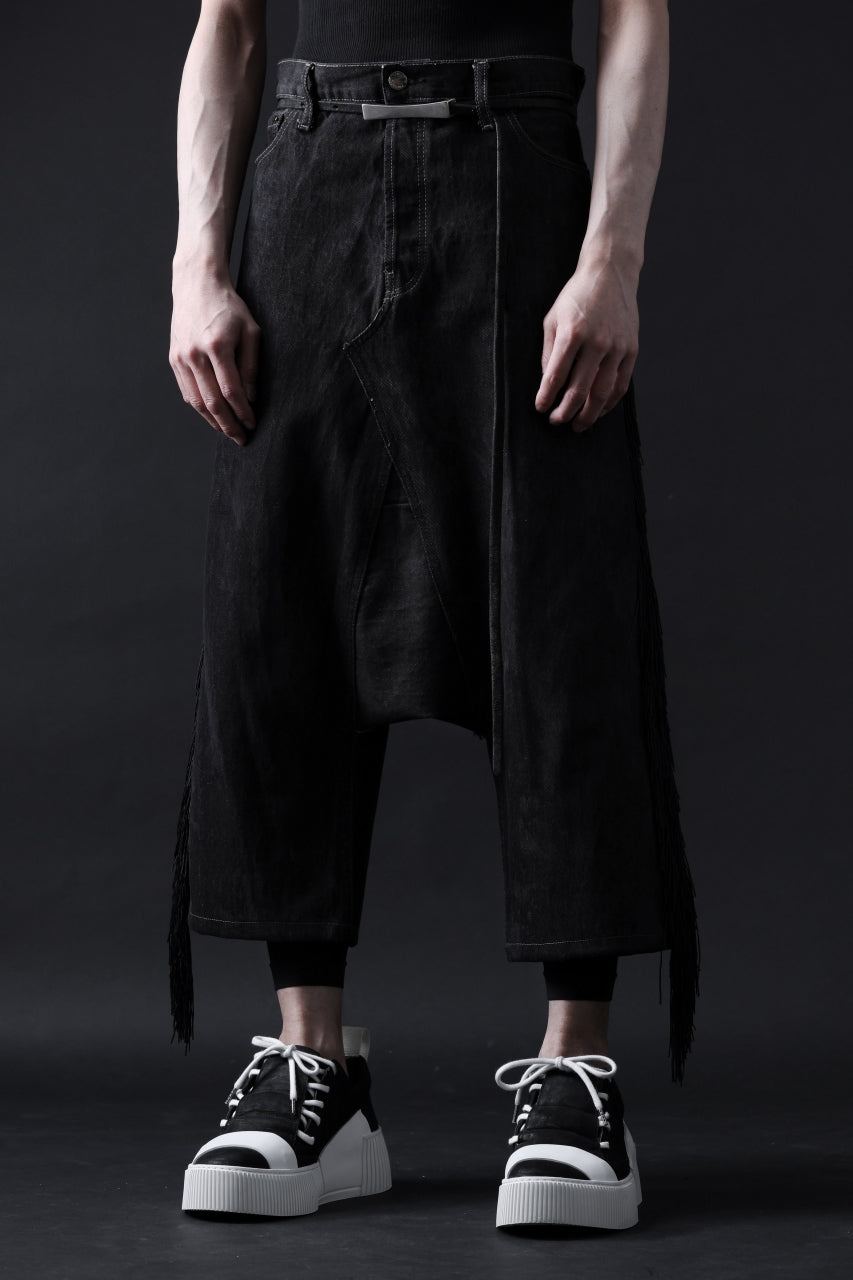 画像をギャラリービューアに読み込む, MASSIMO SABBADIN Re;BUILD "Levi's" DYEING LOWCLOTCH PANTS (black)
