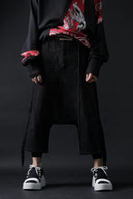 画像をギャラリービューアに読み込む, MASSIMO SABBADIN Re;BUILD "Levi's" DYEING LOWCLOTCH PANTS (black)