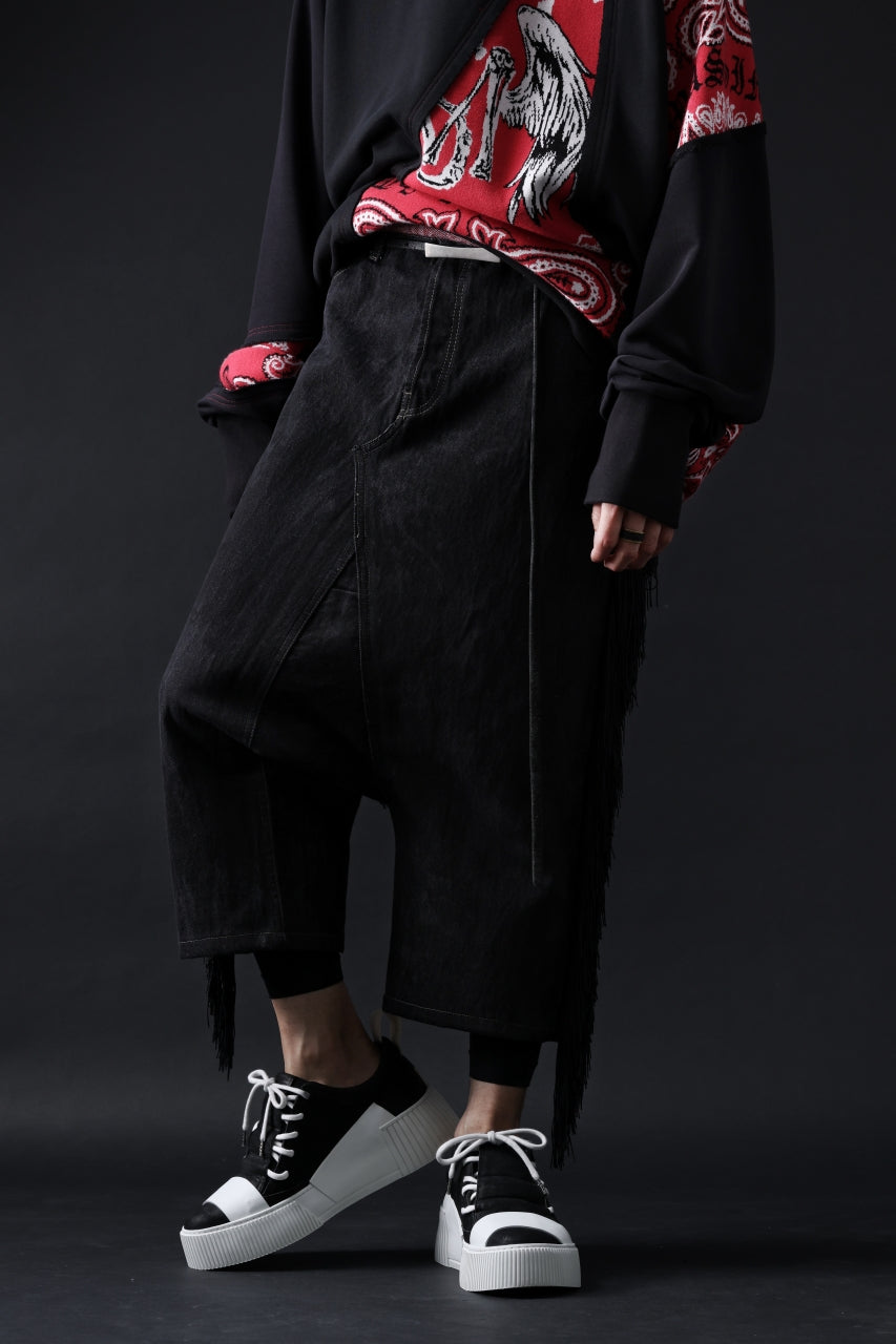 画像をギャラリービューアに読み込む, MASSIMO SABBADIN Re;BUILD "Levi's" DYEING LOWCLOTCH PANTS (black)