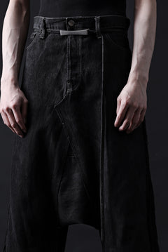 画像をギャラリービューアに読み込む, MASSIMO SABBADIN Re;BUILD "Levi's" DYEING LOWCLOTCH PANTS (black)