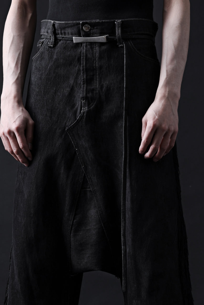 画像をギャラリービューアに読み込む, MASSIMO SABBADIN Re;BUILD "Levi's" DYEING LOWCLOTCH PANTS (black)