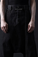 画像をギャラリービューアに読み込む, MASSIMO SABBADIN Re;BUILD "Levi's" DYEING LOWCLOTCH PANTS (black)