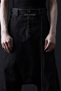 画像をギャラリービューアに読み込む, MASSIMO SABBADIN Re;BUILD "Levi's" DYEING LOWCLOTCH PANTS (black)