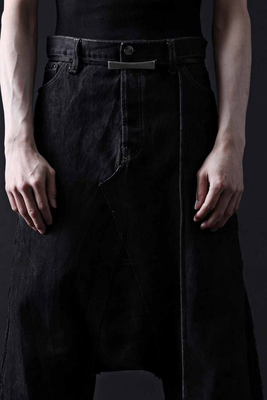 画像をギャラリービューアに読み込む, MASSIMO SABBADIN Re;BUILD "Levi's" DYEING LOWCLOTCH PANTS (black)